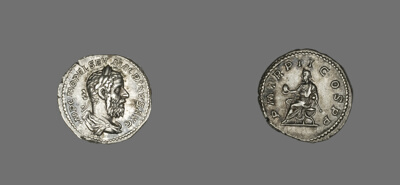Denarius (Coin) Portraying Macrinus