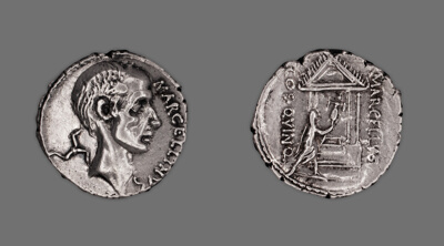 Denarius (Coin) Portraying Marcus Claudius Marcellus