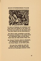 Der Sterbende Faun (The Dying Faun) (headpiece, page 35) from Georg Heym: Umbra Vitae (Georg Heym: The Shadow of Life)