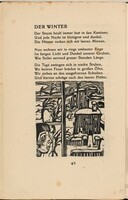 Der Winter (The Winter) (in-text plate) from mock-up of Georg Heym: Umbra Vitae (Georg Heym: Shadow of Life)