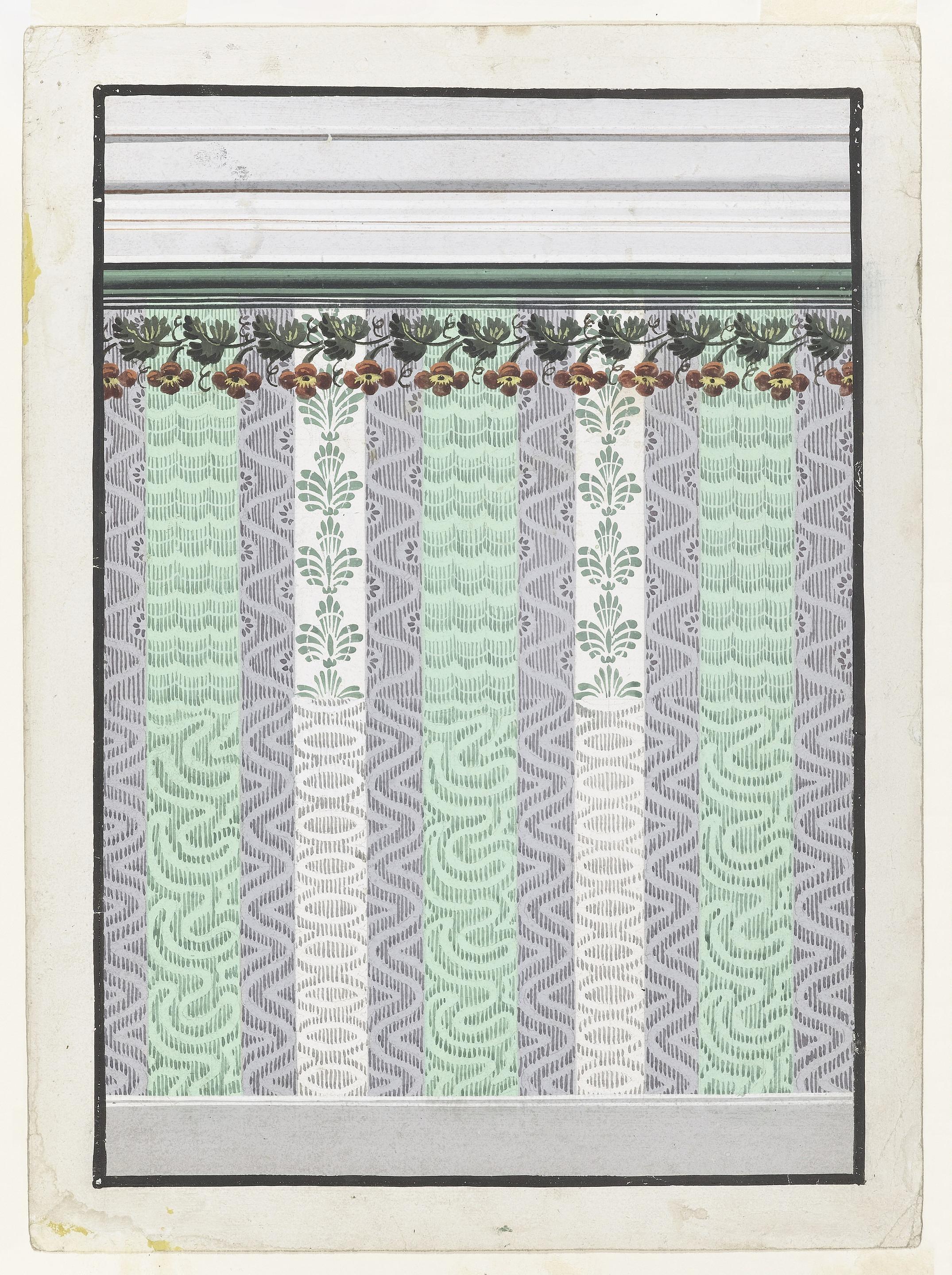 Design for a Wallpaper with Alternative Pattern