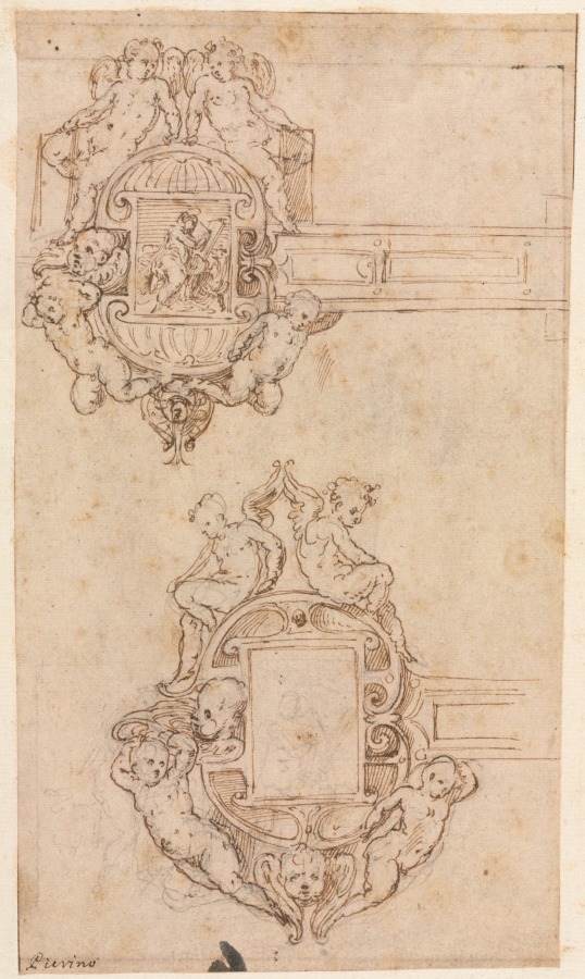 Design for Decorative Hinges (recto)