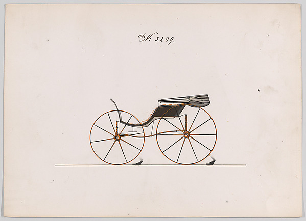 Design for Pony Phaeton, no. 3209