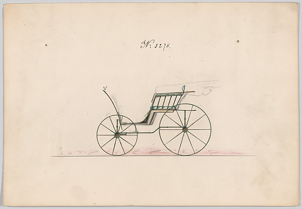 Design for Pony Phaeton, no. 3275