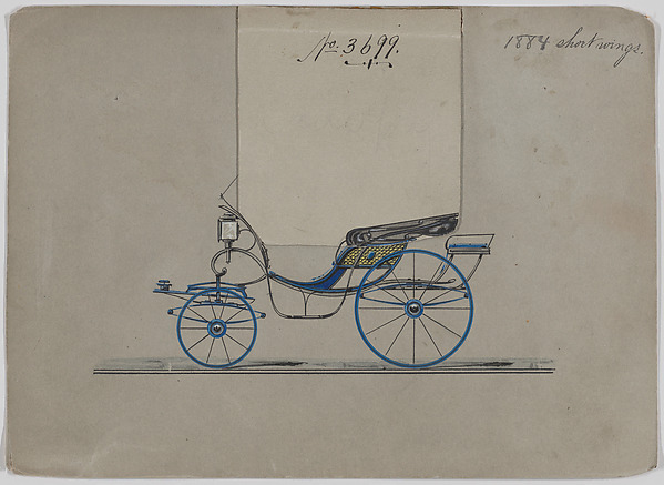 Design for Pony Phaeton, no. 3699