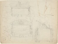 Designs for Monuments [recto and verso]
