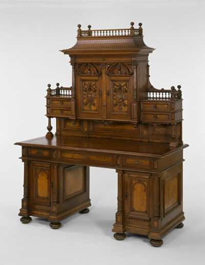 Desk and Bookcase