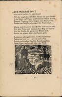 Die Meerstädte (The Sea Cities) (in-text plate) from mock-up of Georg Heym: Umbra Vitae (Georg Heym: Shadow of Life)