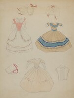 Doll and Wardrobe