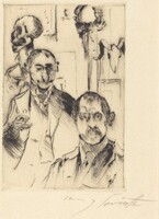 Doppelbildnis mit Skelett (Double Portrait with Skeleton)