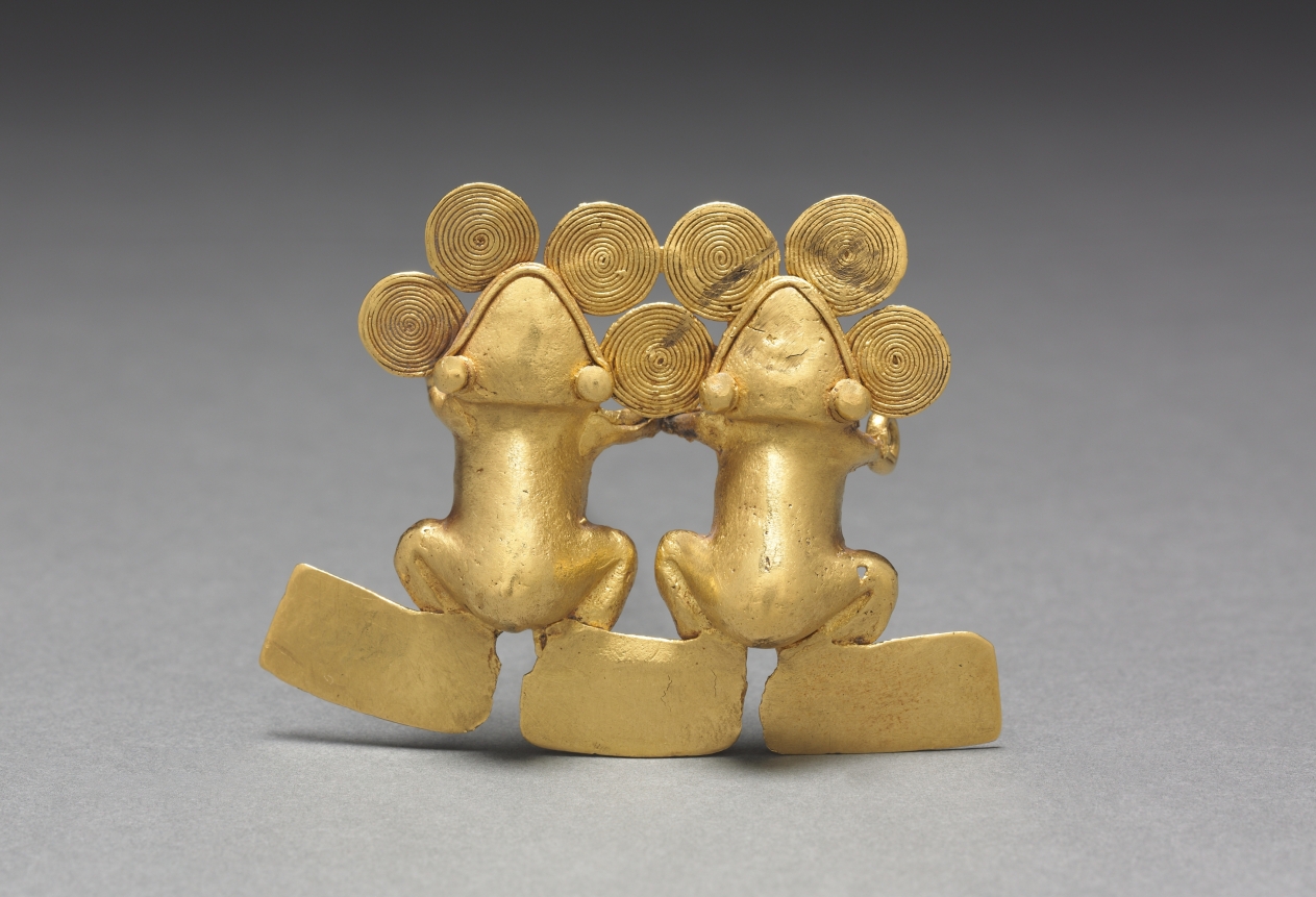 Double Frog Pendant