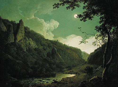 Dovedale by Moonlight (Allen Memorial Art Museum)