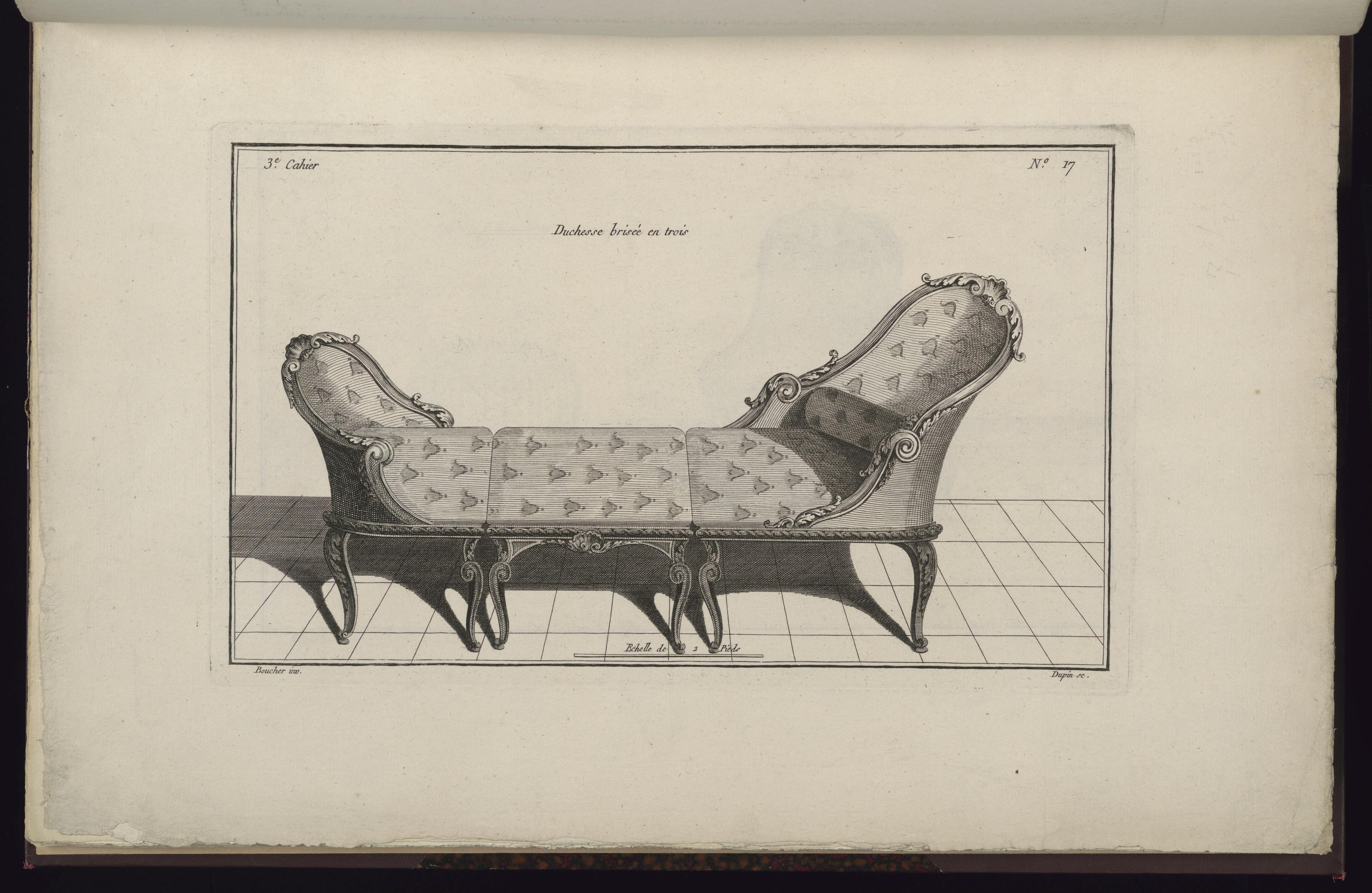 Duchesse brisée en trois