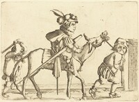 Dwarf Riding an Ass