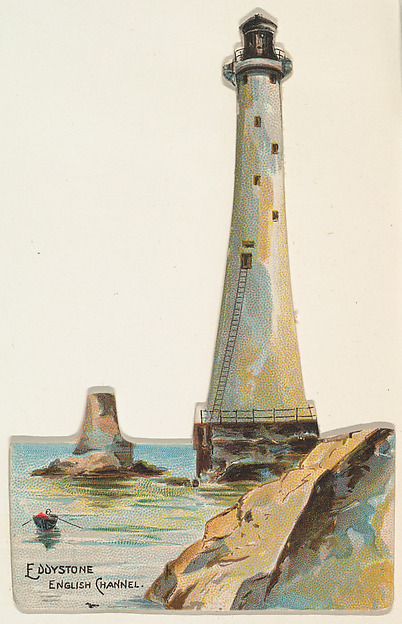 Eddystone, English Channel, from the Lighthouses series (N119) issued by Duke Sons & Co. to promote Honest Long Cut Tobacco
