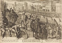 Elisha Bringing the Blinded Syrian Army to the King of Israel