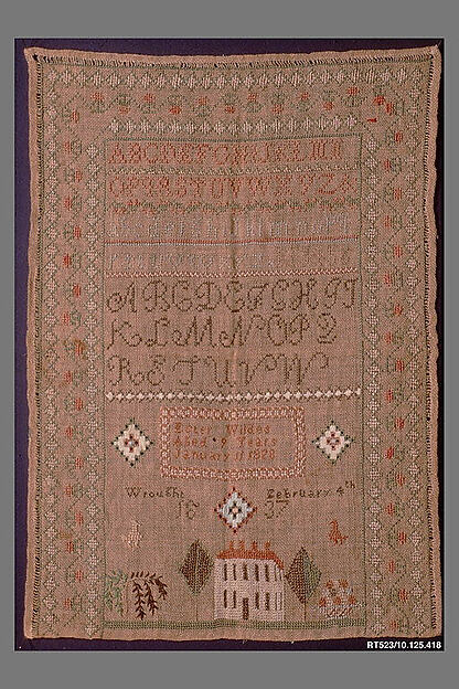 Embroidered Sampler
