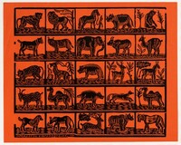 Endpaper with Animals