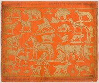Endpaper with Animals
