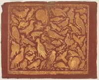 Endpaper with Birds