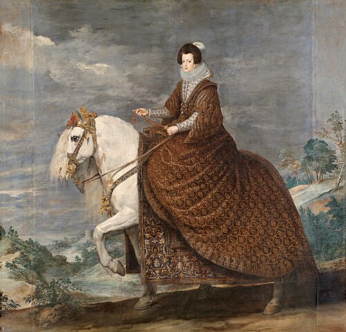 Equestrian Portrait of Elisabeth of France