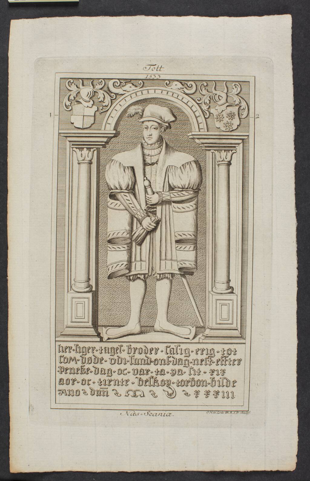 Erik Thotts gravsten