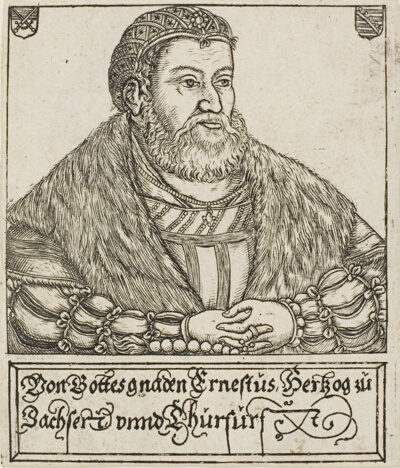 Ernest, from Saxon Dukes and Electors