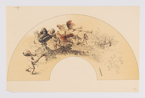 Fan leaf for the Fête Callot