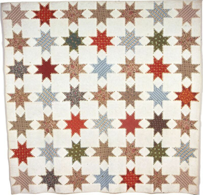 "Feather-Edged Star" Quilt