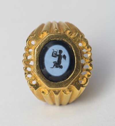 Finger Ring with Intaglio Depicting Eros