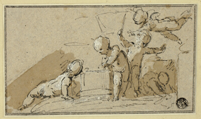 Five Putti at Play