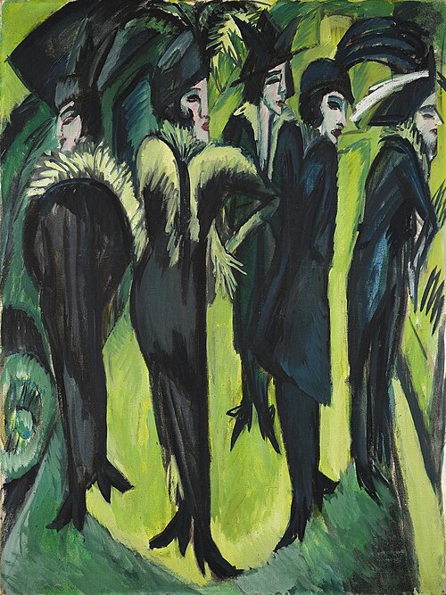 Five Women on the Street