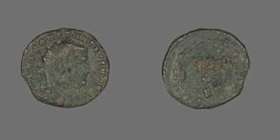 Follis (Coin) Portraying Emperor Constantius I