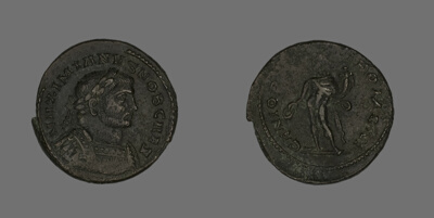 Follis (Coin) Portraying Emperor Galerius
