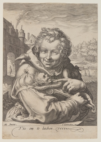 Fool Holding a Staff