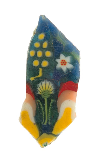 Fragment of a Floral Plaque