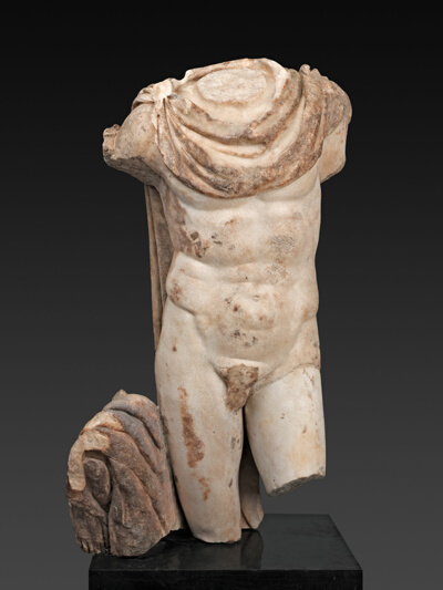 Fragment of a Portrait Statue of a Man