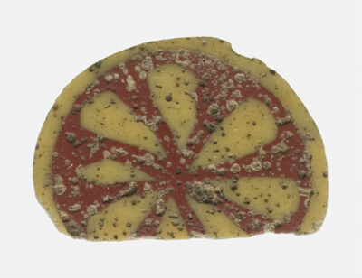 Fragment of an Inlay Depicting a Rosette