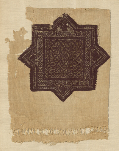 Fragment with 8-Pointed Star Motif