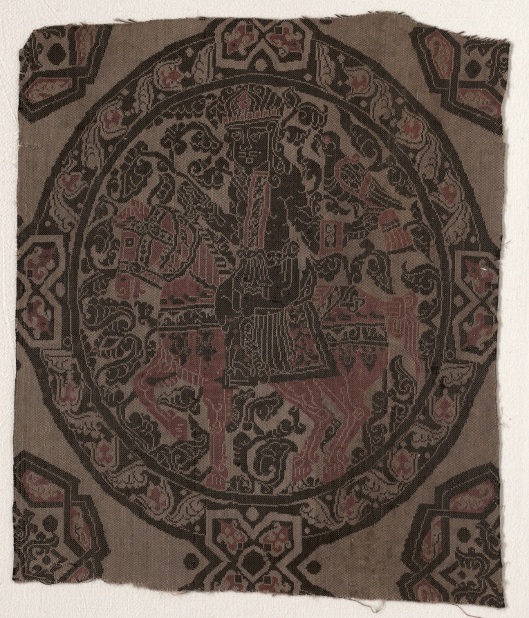 Fragment with Equestrian Falconer King