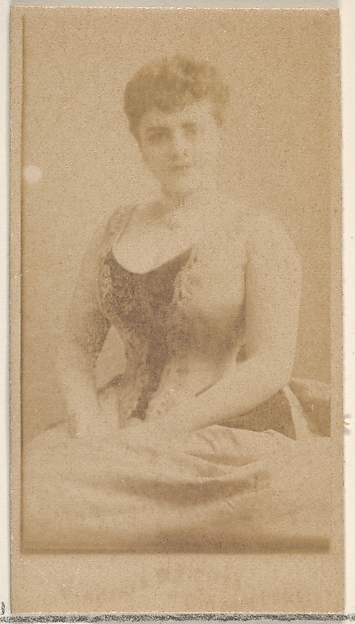 From the Actors and Actresses series (N45, Type 4) for Virginia Brights Cigarettes