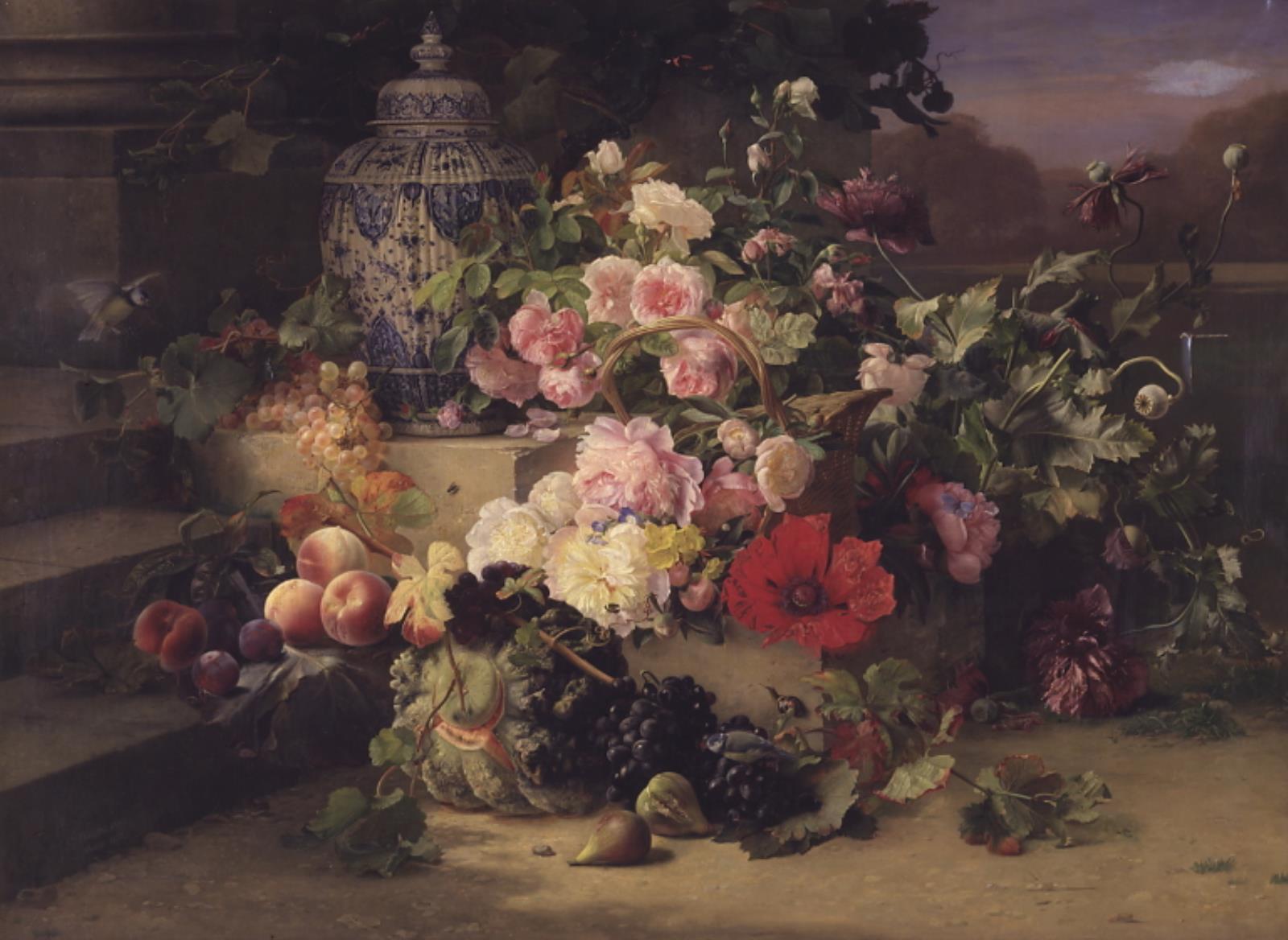 Frugt- og blomstermaleri
