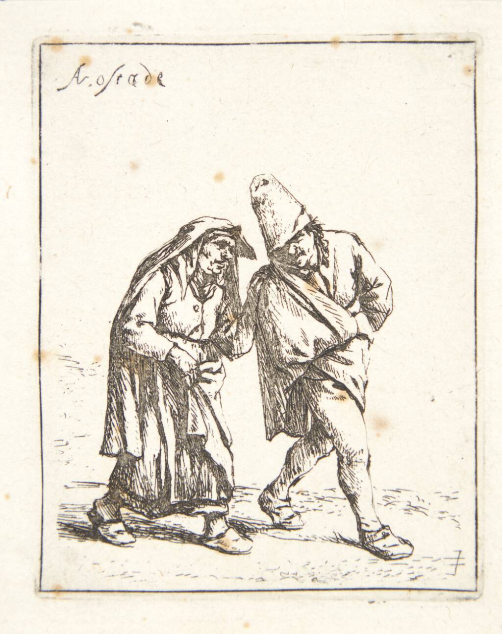 Gående bondepar