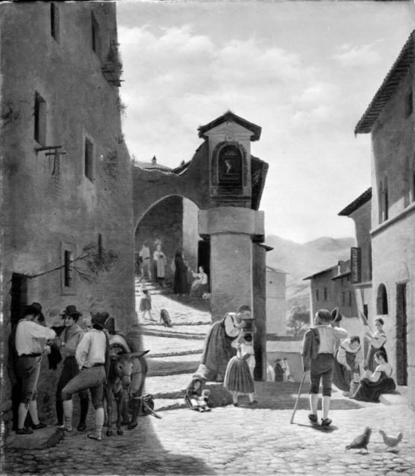 Gadescene i Subiaco