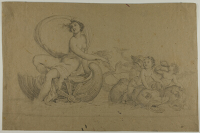 Galatea in Chariot, with Dolphins and Cupids