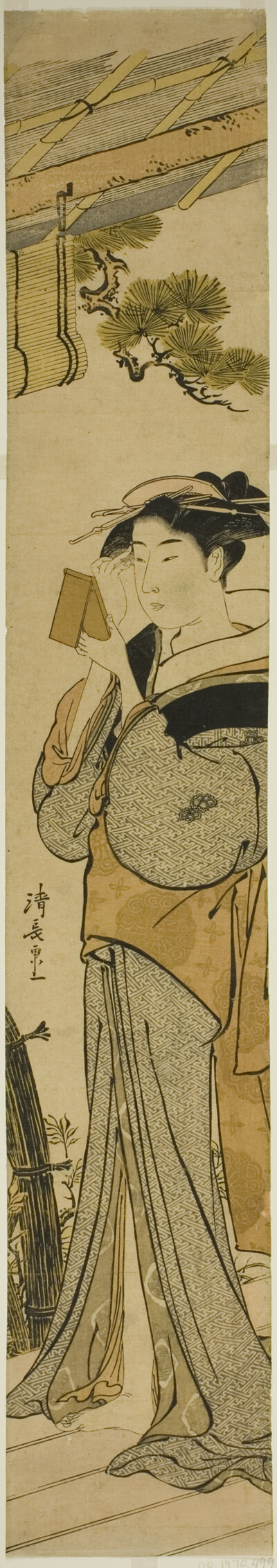 Geisha Applying Makeup
