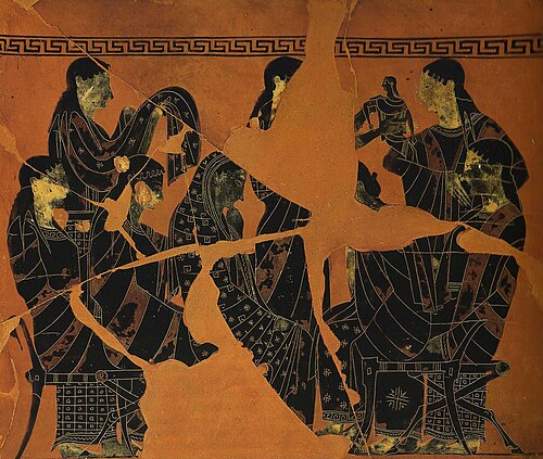 Grave pinakes by Exekias