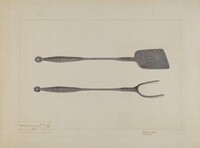Griddlecake Turner and Fork