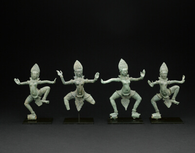 Group of Four Celestial Dancing Beauties