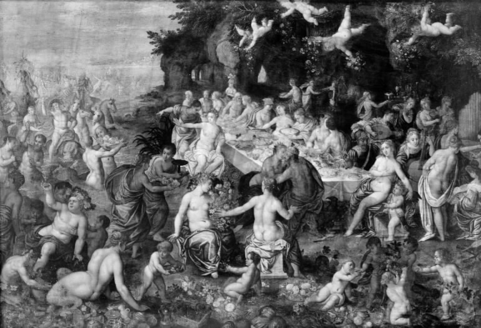 Gudernes festmåltid. Peleus' og Thetis' bryllupsfest